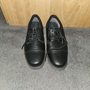 George Men's Black Loafers